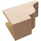 Ekena Millwork 6in. W x 8in. H x 12in. L Newport Woodgrain TimberThane Rafter Tail, Primed Tan RFTUR06X08X12NEWRCPR - alternate 6